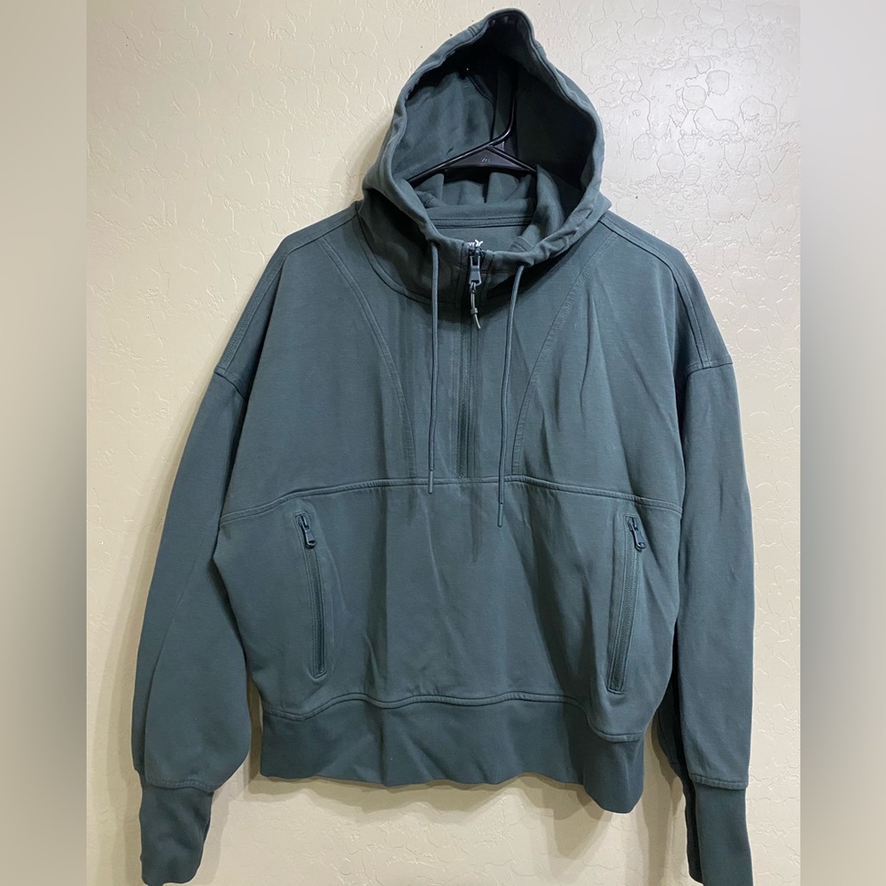 Women’s Men’s Gray Hoodie Sweater with thumb holes